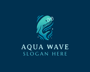 Ocean - Sea Ocean Whale logo design