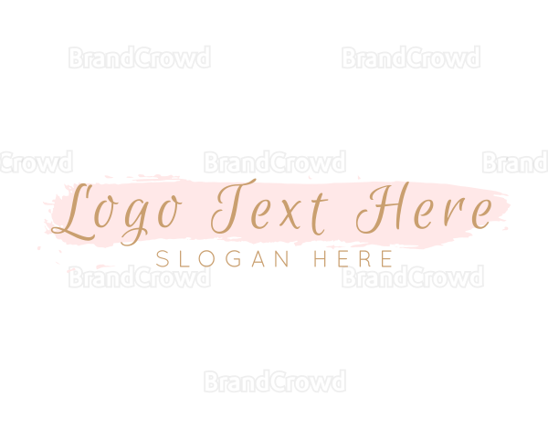 Beauty Company Watercolor Logo