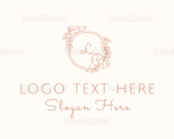 Marigold Flower Wedding Planner Logo