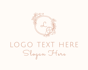 Botanical - Marigold Flower Wedding Planner logo design