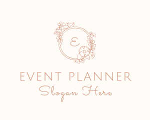 Marigold Flower Wedding Planner logo design
