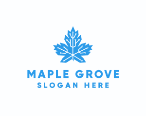 Maple - Circuit Maple Software logo design