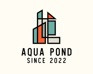 Stained Glass Building logo design