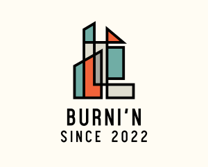 Stained Glass Building logo design