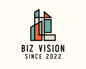 Stained Glass Building logo design