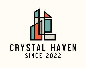 Stained Glass Building logo design