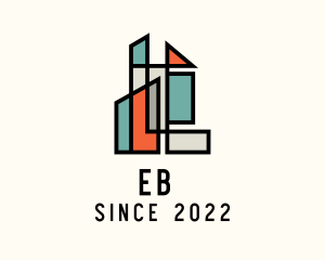 Stained Glass Building logo design