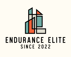 Stained Glass Building logo design