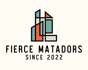 Stained Glass Building logo design