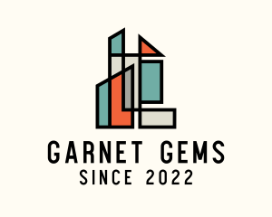 Stained Glass Building logo design