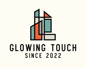 Stained Glass Building logo design