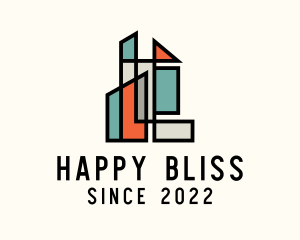 Stained Glass Building logo design