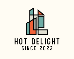 Stained Glass Building logo design