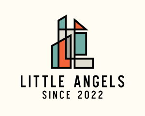 Stained Glass Building logo design