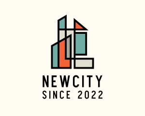 Stained Glass Building logo design