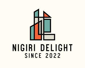 Stained Glass Building logo design