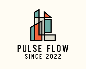 Stained Glass Building logo design