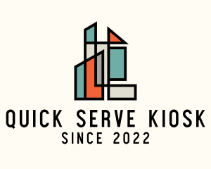 Stained Glass Building logo design