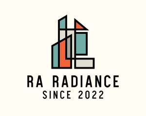 Stained Glass Building logo design