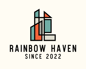 Stained Glass Building logo design