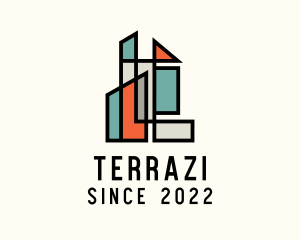 Stained Glass Building logo design