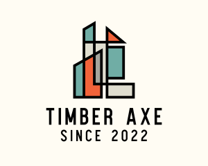 Stained Glass Building logo design