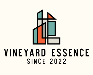 Stained Glass Building logo design