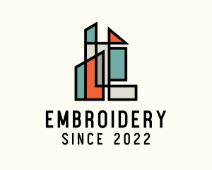 Stained Glass Building logo design