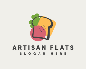 Fresh Sandwich Snack logo design