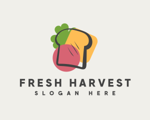 Fresh - Fresh Sandwich Snack logo design