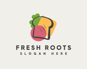 Fresh Sandwich Snack logo design