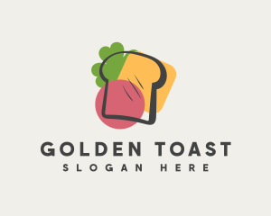 Toast - Fresh Sandwich Snack logo design