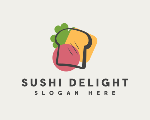 Fresh Sandwich Snack logo design