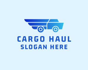 Express Cargo Truck  logo design