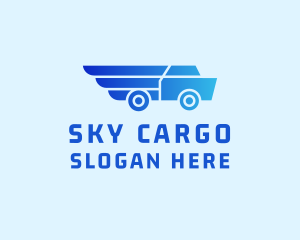 Express Cargo Truck  logo design