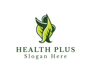 Human Leaves Wellness logo design