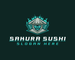 Ninja Samurai Hunter logo design