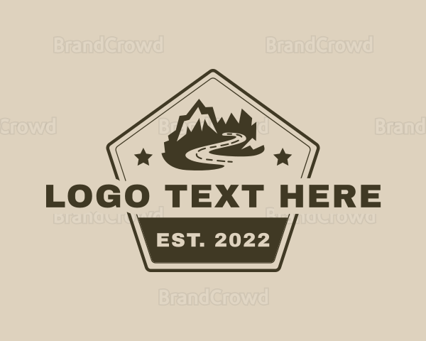 Classic Mountain Landscape Logo