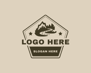 Classic Mountain Landscape Logo