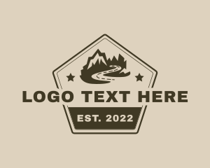 Explore - Classic Mountain Landscape logo design