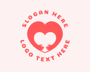 Hug Heart Cooperative logo design