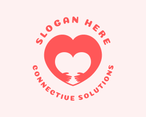 Hug Heart Cooperative logo design