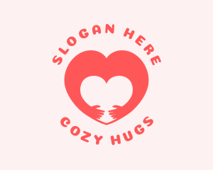 Hug Heart Cooperative logo design