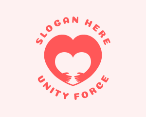 Hug Heart Cooperative logo design