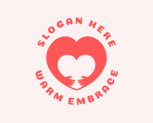 Hug - Hug Heart Cooperative logo design