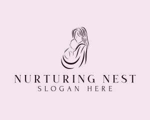 Maternal - Maternity Childcare Parenting logo design