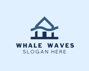 House Wave Realty logo design