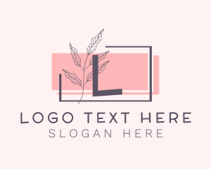 Blogger - Feminine Florist Branch logo design