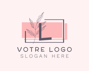 Skincare - Feminine Florist Branch logo design