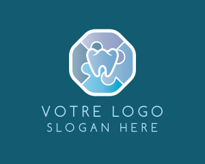 Clinic - Puzzle Tooth Orthodontics logo design